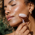 Rose quartz Facial roller
